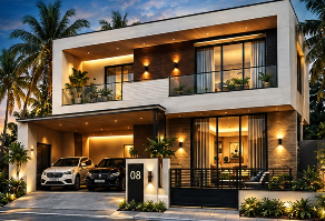 Coastal Haven villa elevation