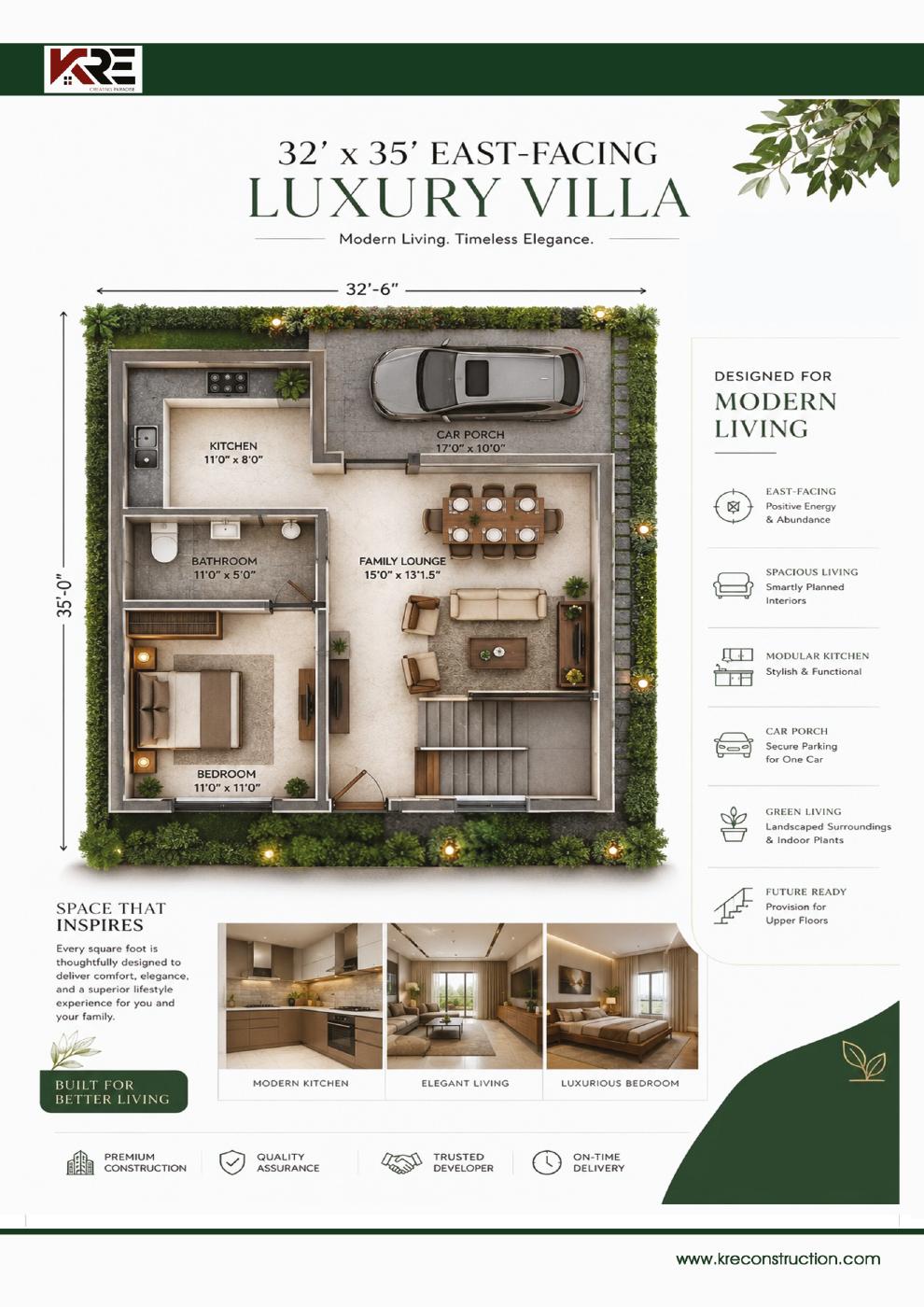 Luxury villa floor plan
