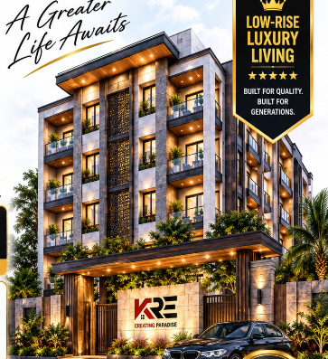 Upcoming premium apartment elevation